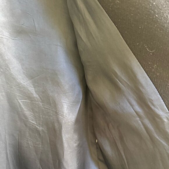 Zara Woman Black Wool Blend Hooded Duffle Coat. Size S - Picture 6 of 7